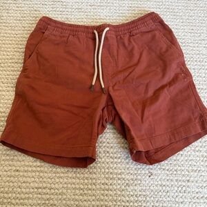 GOODTHREADS Stretch Canvas Shorts Pockets Elastic Waist Pull On Mens Small